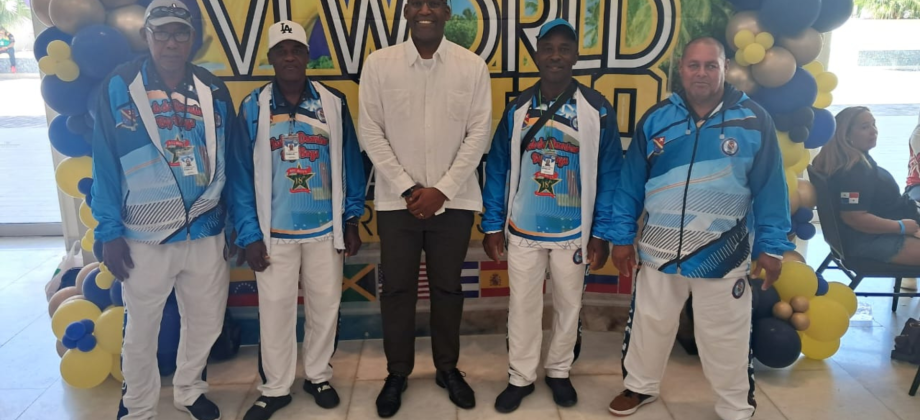 Embajada acompañó a la delegación colombiana que participa en el VI Campeonato Mundial de Dominó