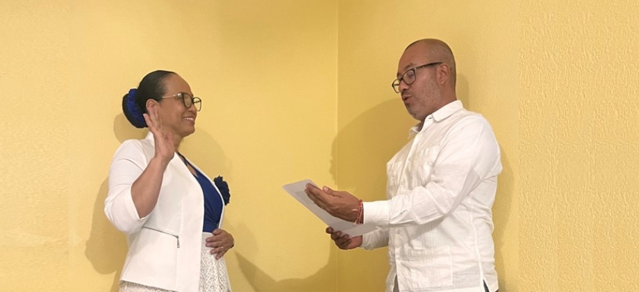 Elizabeth Taylor Jay tomó posesión de su cargo como Embajadora de Colombia en Barbados 